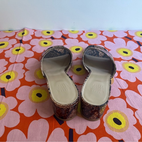 MARYAM NASSIR ZADEH Agatha slide in auburn snake. NEW IN BOX - Picture 4 of 6